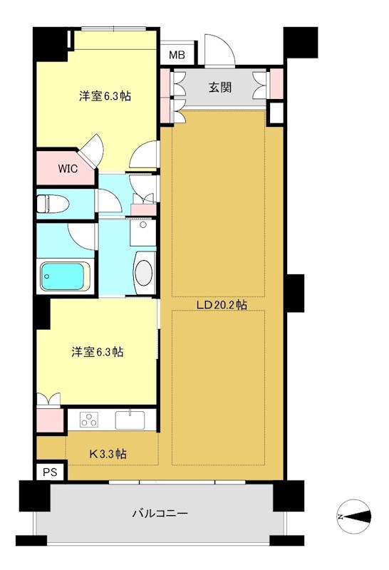 アールスタイルズ武蔵小杉WEST 間取り