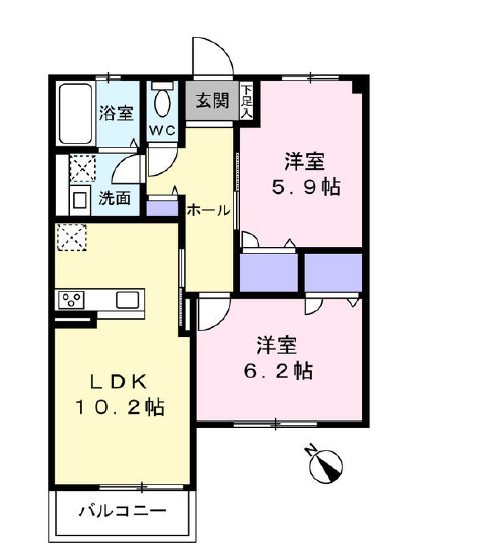ラ・コリーナK 間取り
