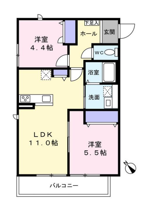ラ・コリーナK 間取り