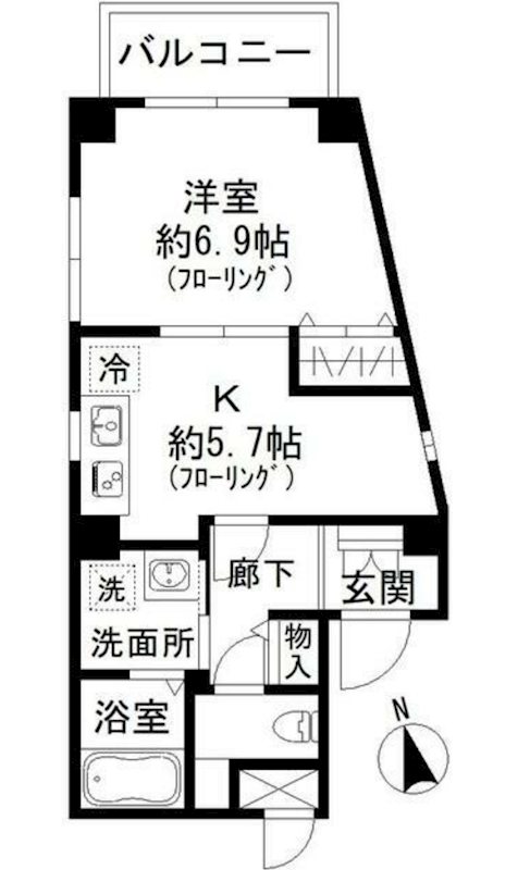 シャルム住吉 間取り