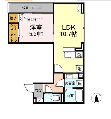 D'Bless横濱岸根公園Ⅰ 間取り