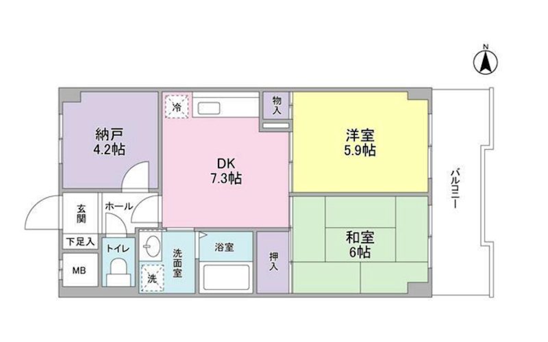 プリムローズ菊名壱番館 間取り