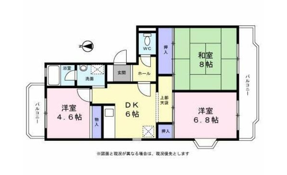 神奈川県横浜市港北区綱島上町 間取り