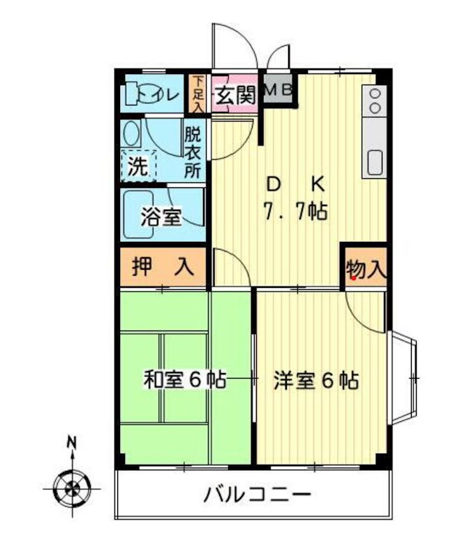 神奈川県横浜市港北区大曽根台 間取り