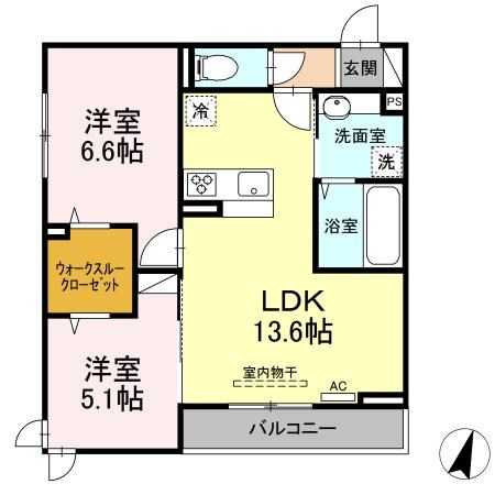 Lucky circle Hiyoshi 間取り