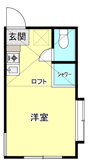 エアプレイス元住吉 間取り