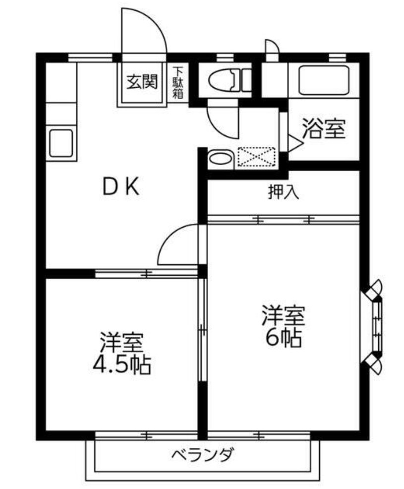 コーポアイリス 間取り