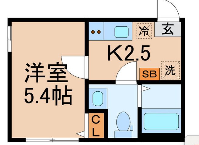 LaVieEstBelle横浜白楽 間取り