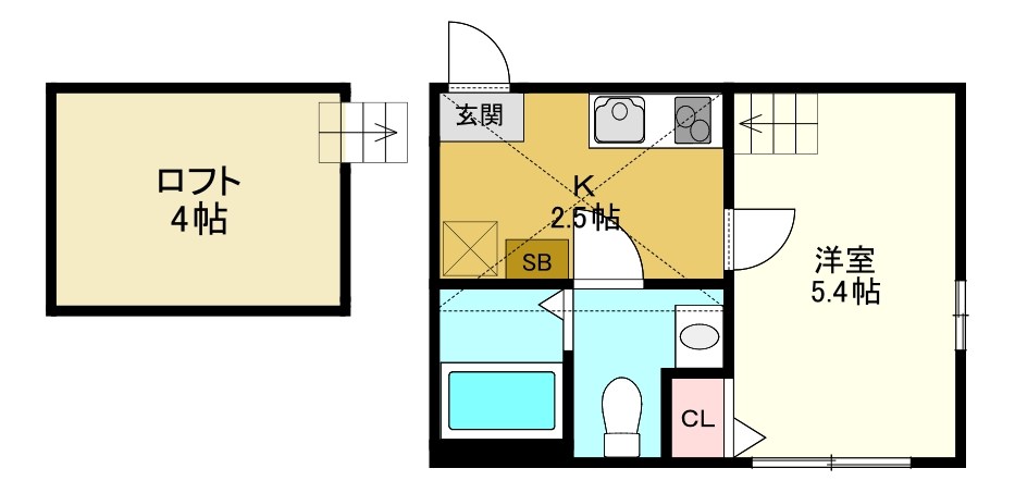 LaVieEstBelle横浜白楽 間取り