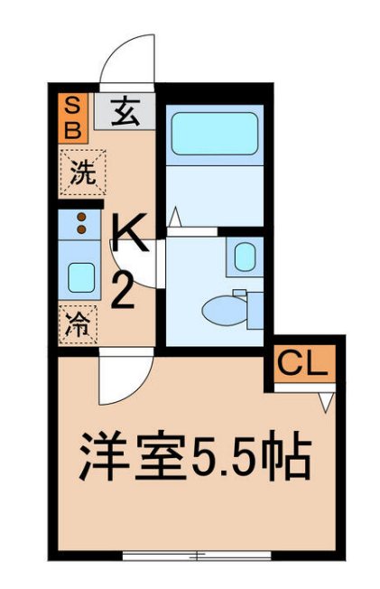 LaVieEstBelle横浜白楽 間取り