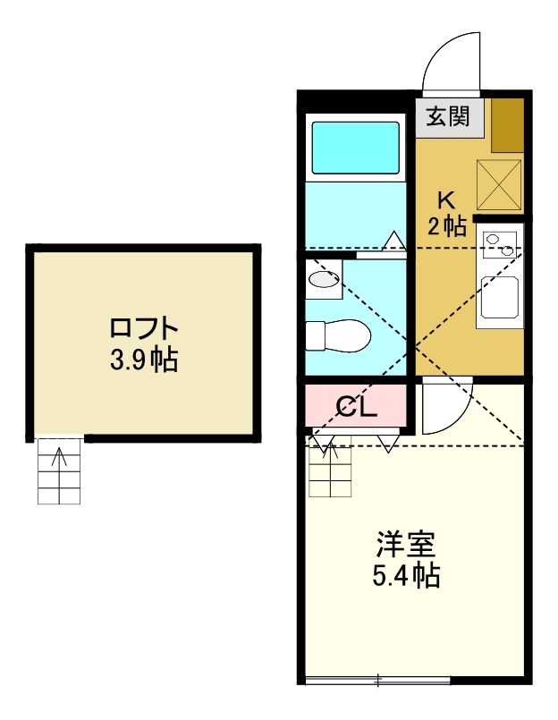 LaVieEstBelle横浜白楽 間取り