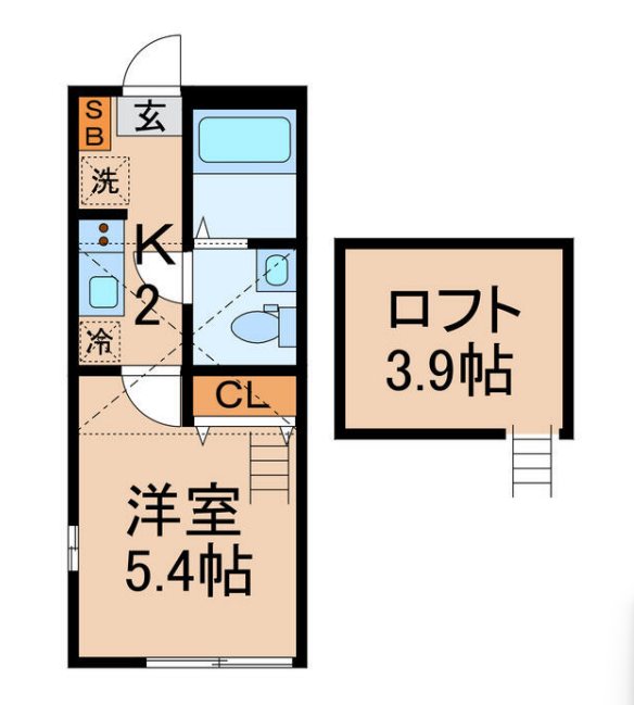 LaVieEstBelle横浜白楽 間取り