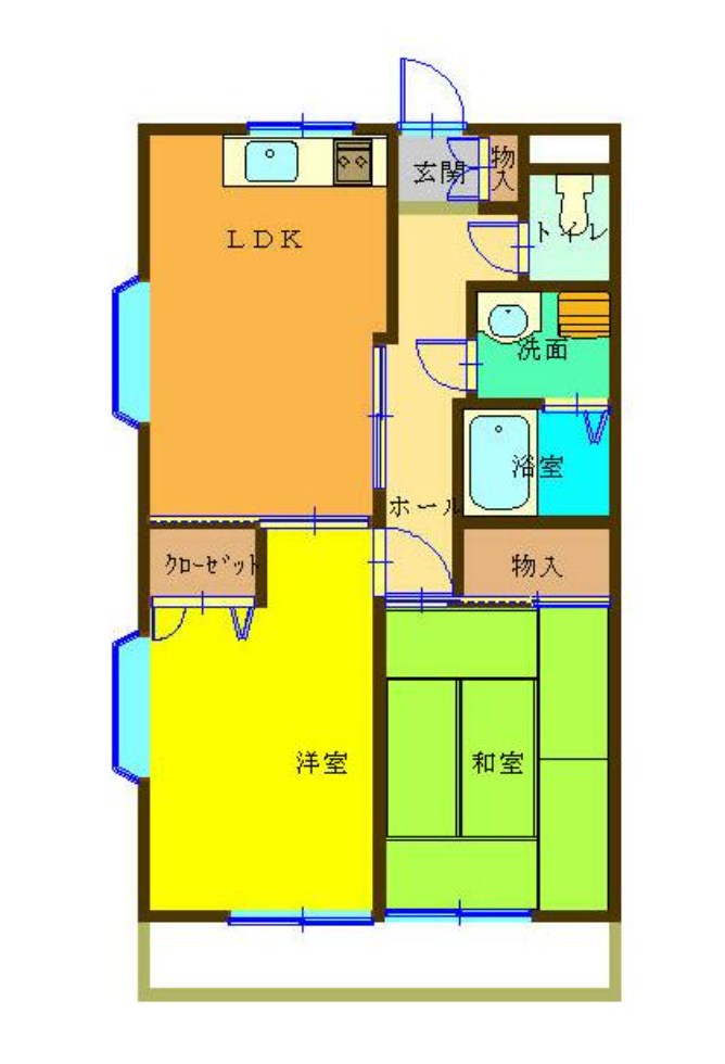 神奈川県川崎市中原区井田杉山町 間取り