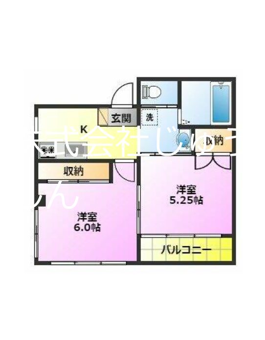 神奈川県川崎市中原区木月住吉町 間取り