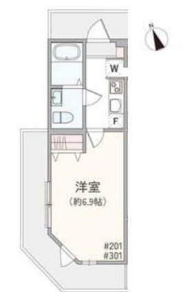 アザーレ・パッシオ元住吉 間取り