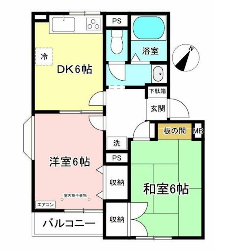 神奈川県横浜市港北区大曽根３丁目 間取り