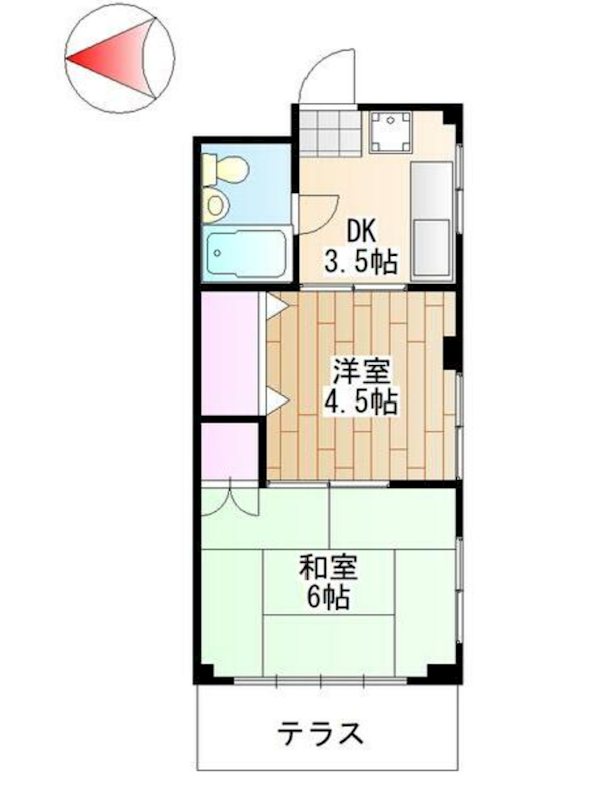 神奈川県川崎市中原区上丸子山王町２丁目 間取り