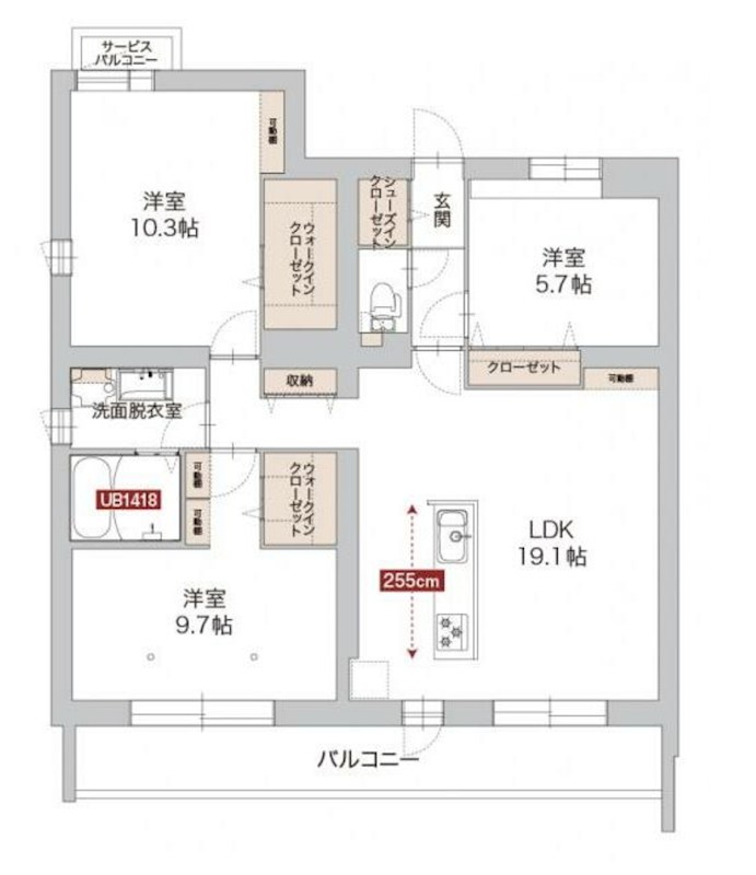 アグロラトス　ヒサリコ 間取り