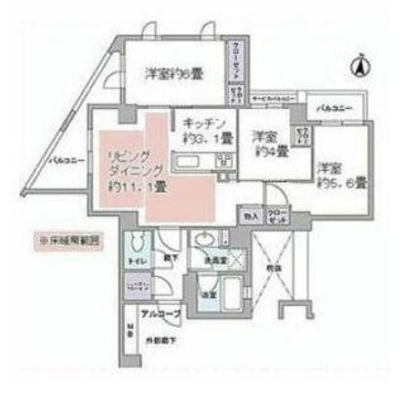 イニシア菊名桜山公園 間取り