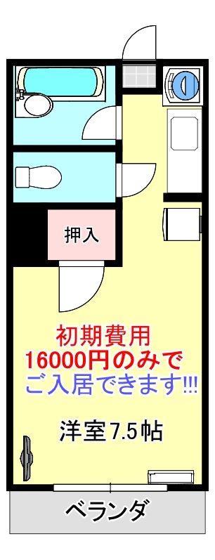 ビッグバーンズマンション谷山 間取り