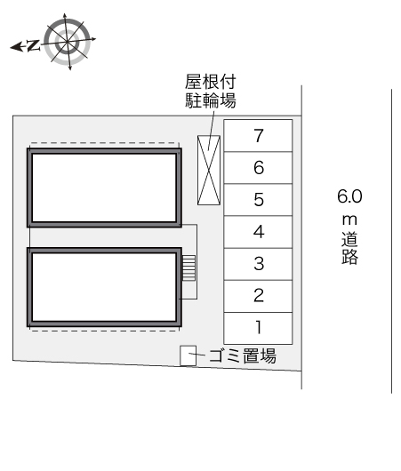 レオパレススワ　フレール 駐車場