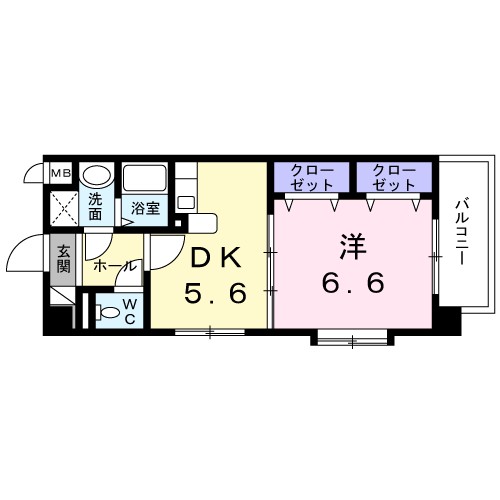 リバ－ハイツ石塚 間取り