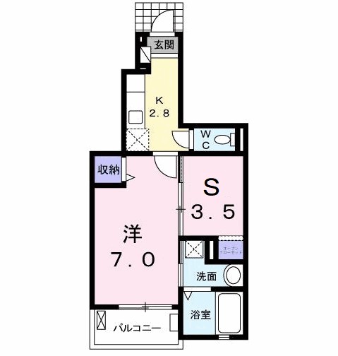 Ｆｒａｇｒａｎｔ　ｅａｓｔⅠ 間取り