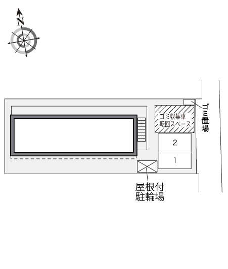 レオパレスシャルマンユウハイツ 駐車場