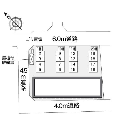 レオパレス松の本 駐車場
