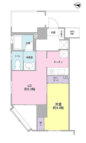 ヴィラ伝馬町 間取り