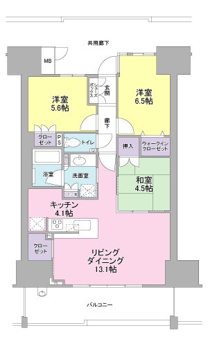 プレミスト東静岡ステーションレジデンス 間取り