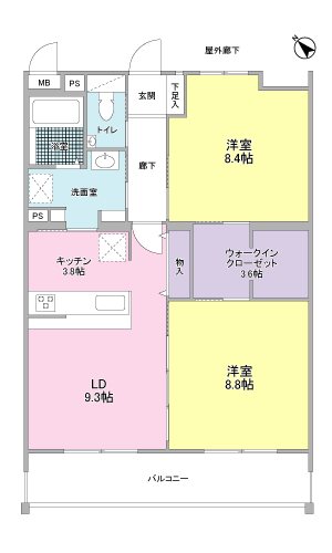 コート昴 間取り