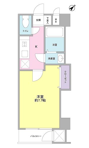 エンブル・セレス常磐町 間取り