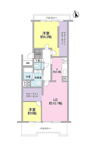 ハイコーポ安東 間取り