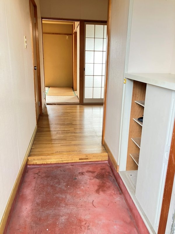 ハイツアオシマ 玄関