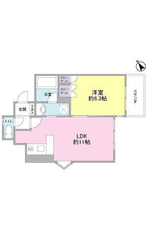 GRIDIA鷹匠 間取り