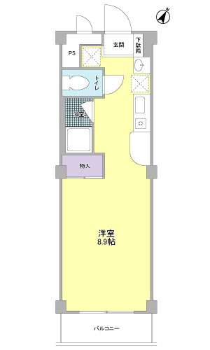 シャトル稲川 間取り