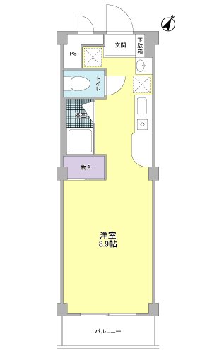 シャトル稲川 間取り