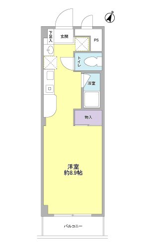 シャトル稲川  間取り