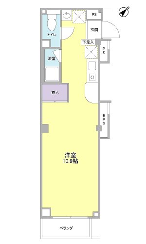 シャトル稲川  間取り