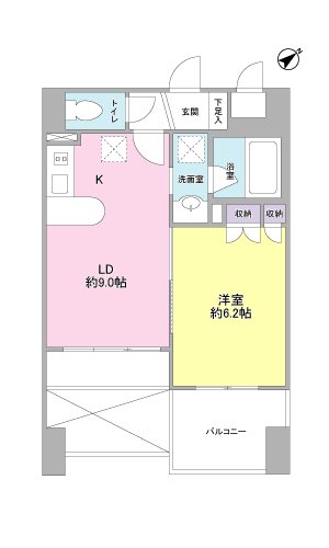 GRIDIA鷹匠 間取り