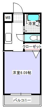 レジデンスオガタ 間取り