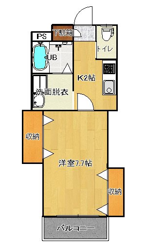 プチメゾン福田パート2 間取り