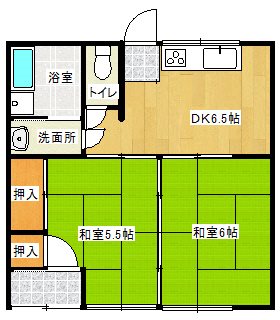 立野貸家 間取り