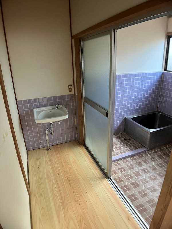 立野貸家 洗面所