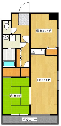 マンションミゾロク 間取り