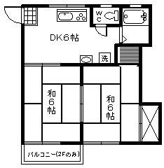 サニーハイツ小船越 間取り