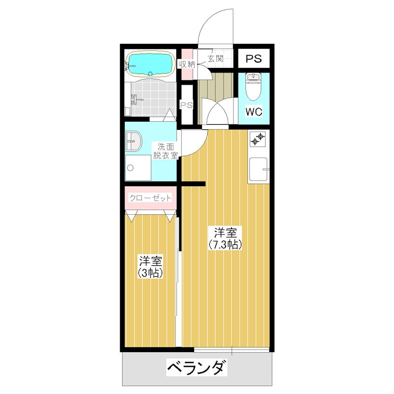 トレス天満A 間取り