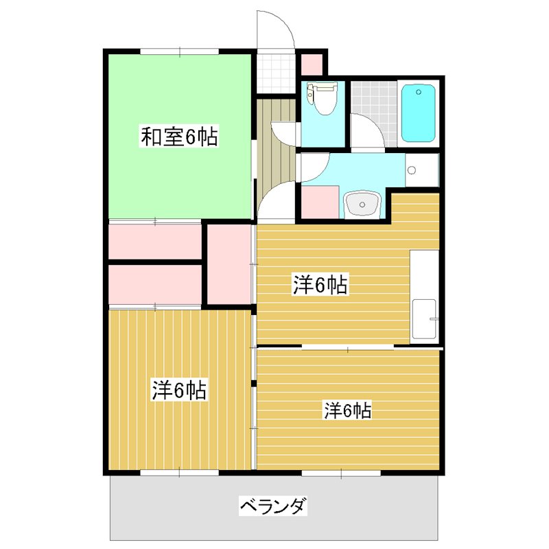 レジデンス親和 間取り