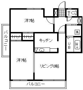 フロンティア貝津 間取り